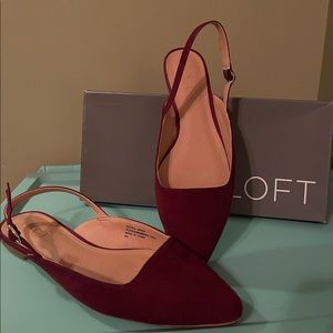 LOFT Sling back Flats